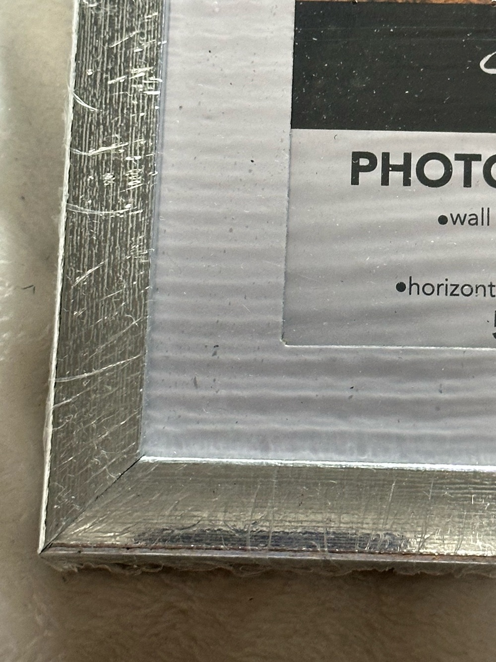 Silver & White Farmhouse Style 5x7 Photo Frame - Picture 3 of 5